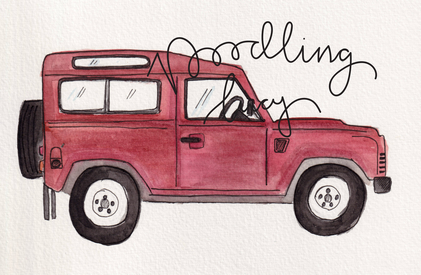 Red Defender 90 A5 Original