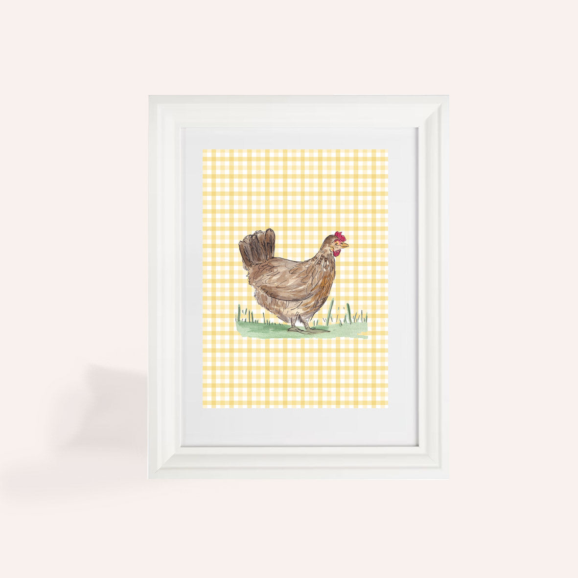 Hetty Chicken A5 Art Print