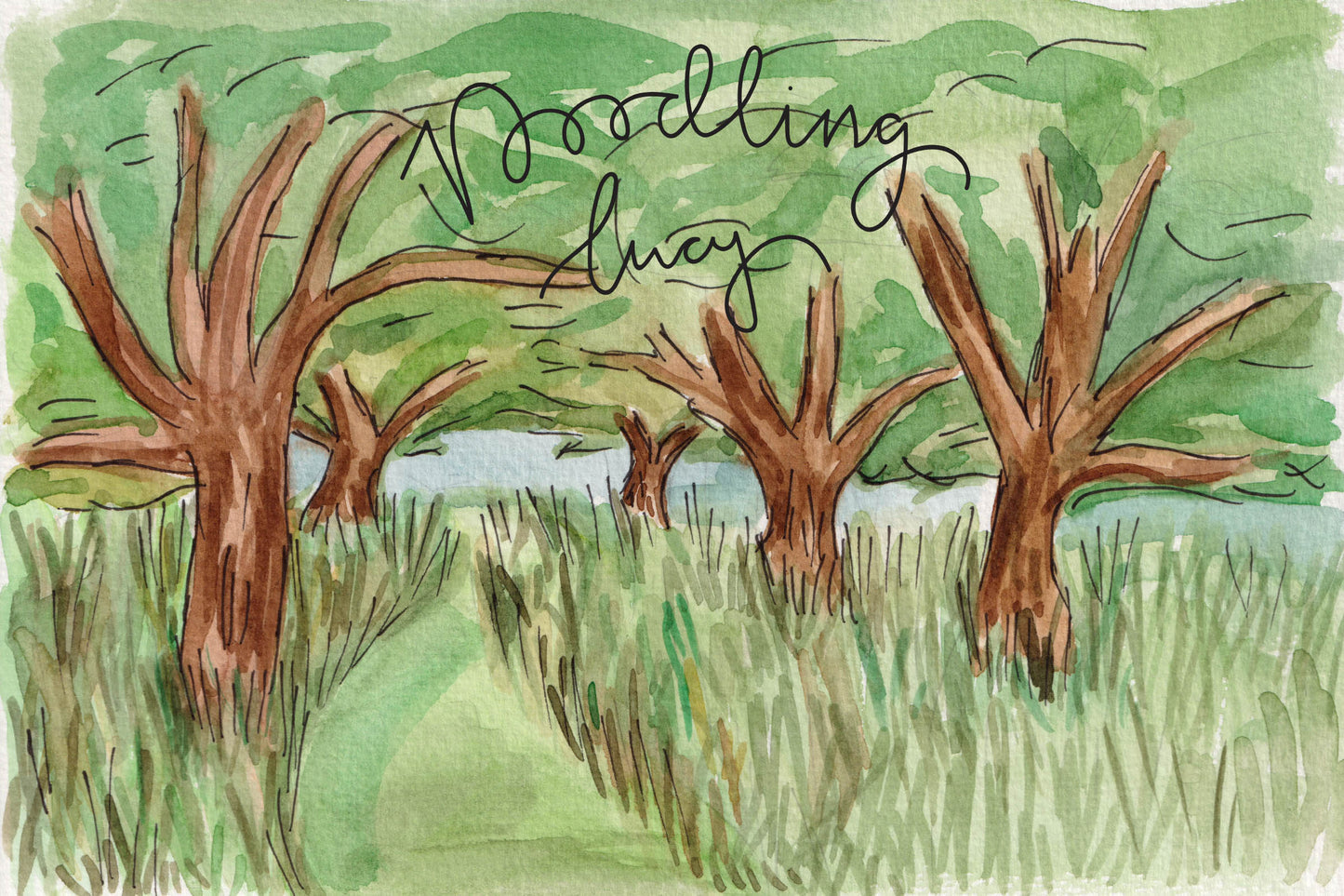 Orchard A5 Original Watercolour