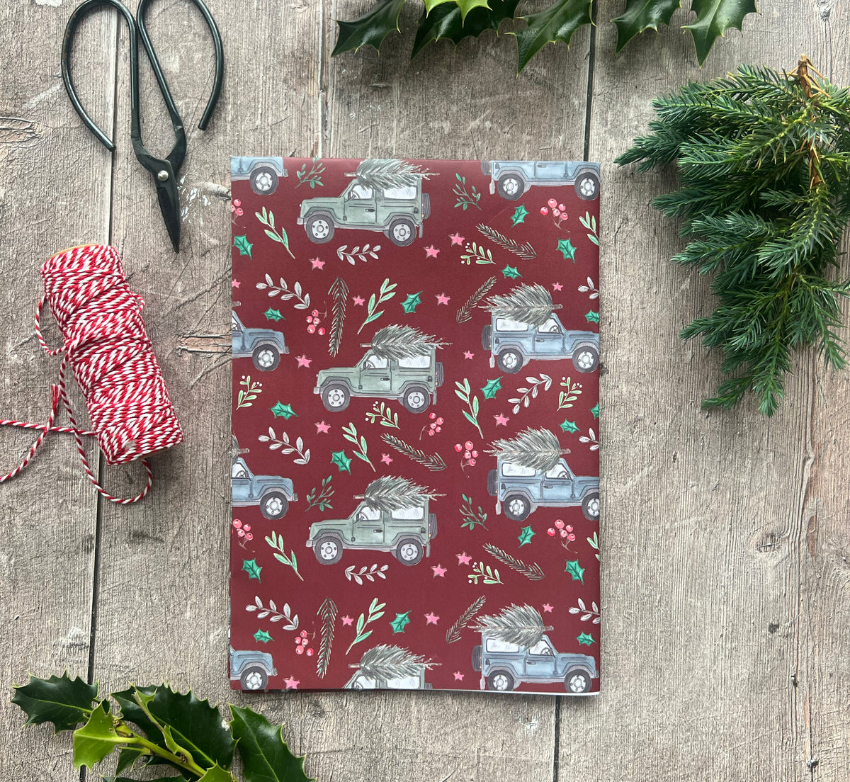 Defender Luxury Christmas Wrapping Paper (Sheet)