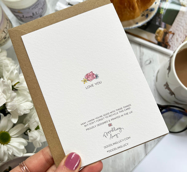 Delicate Floral Mother's Day Card