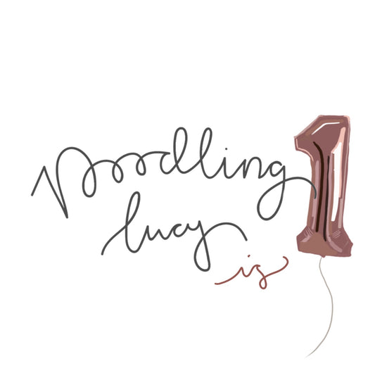 One year of Doodling Lucy!