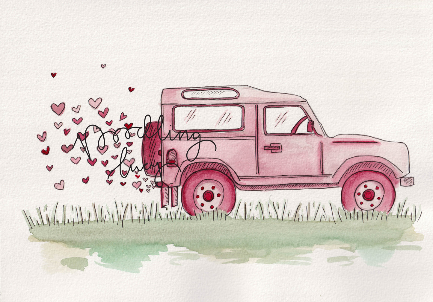 Defend The Love A4 Original Watercolour
