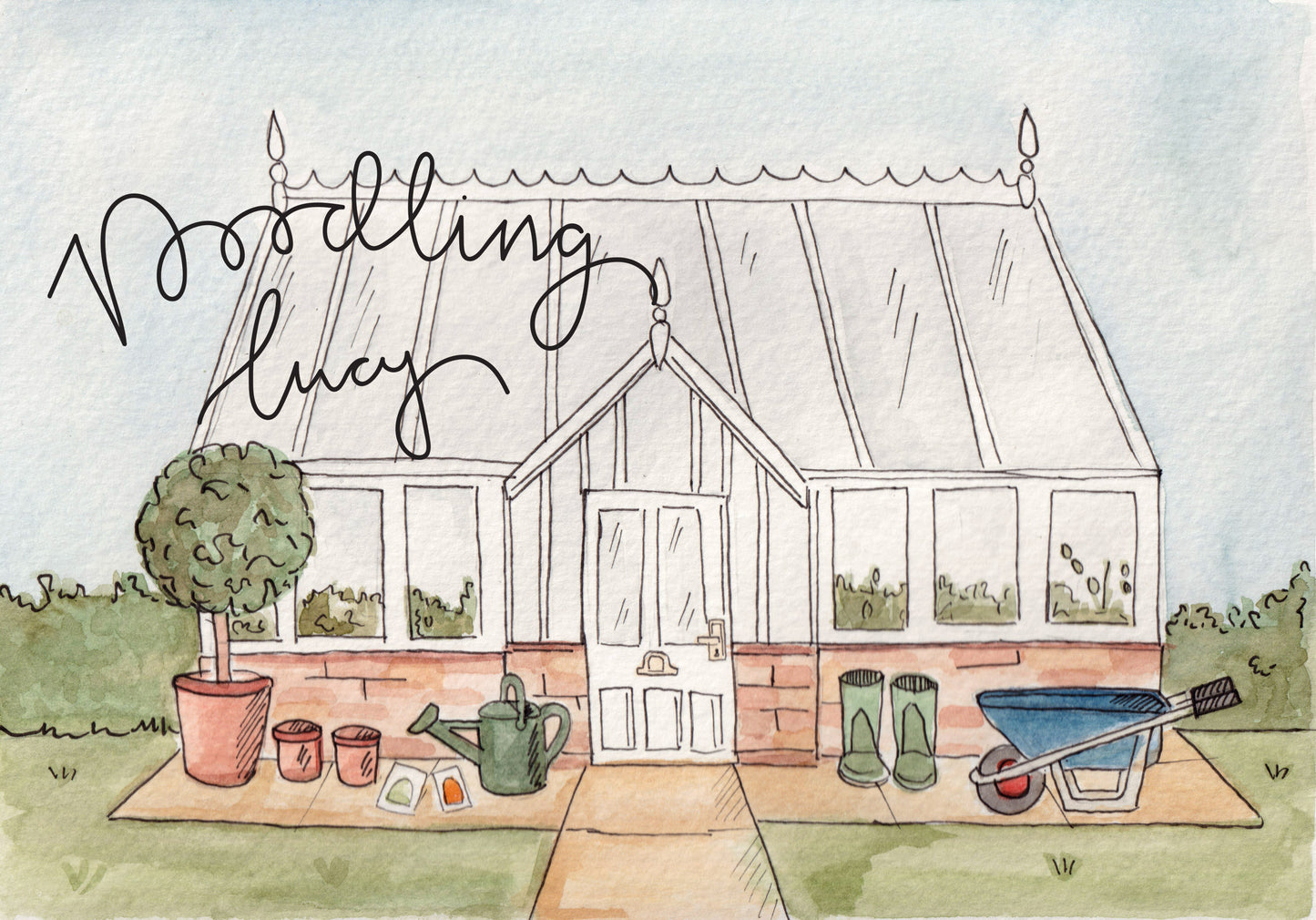 Greenhouse A5 Original Illustration