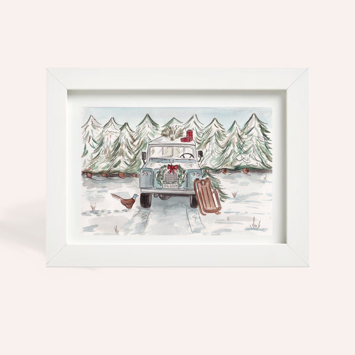 Christmas Defender A4 Original Illustration