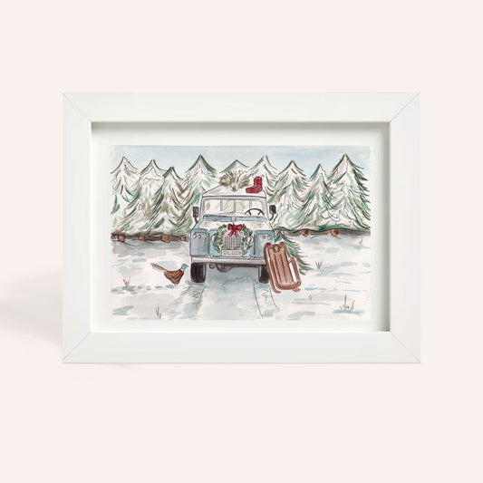 Christmas Defender A4 Original Illustration