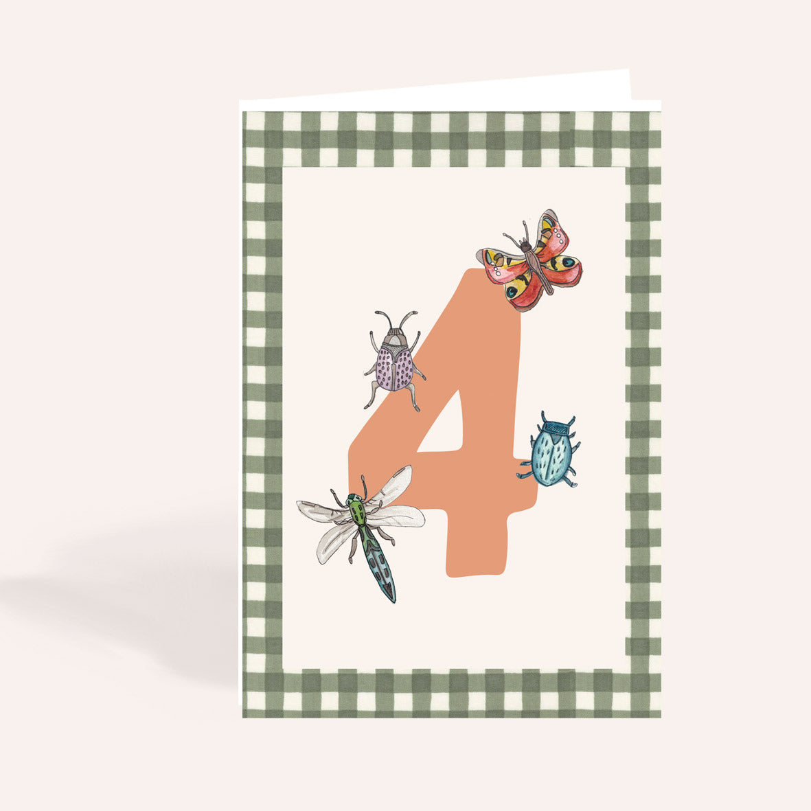 4th Birthday Age Milestone Card