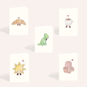 A6 Limited Edition Charity Cuties Cards (5 pack)