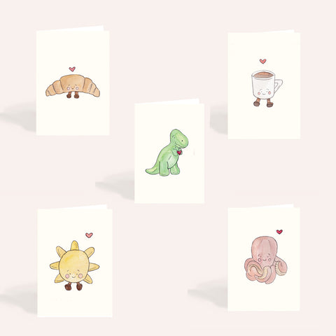 A6 Limited Edition Charity Cuties Cards (5 pack)