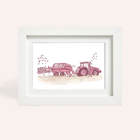 A5 Bales Of Love - Limited Edition Watercolour Print