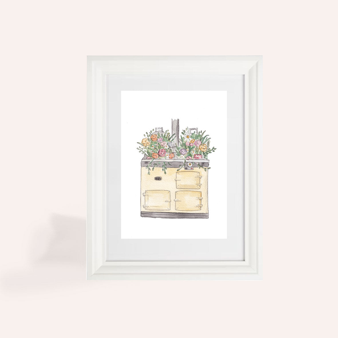 Floral Aga A4 Print