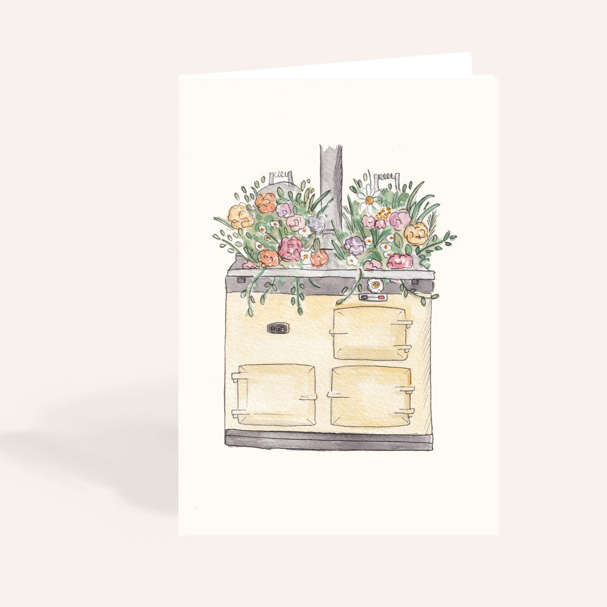 Floral Aga Card