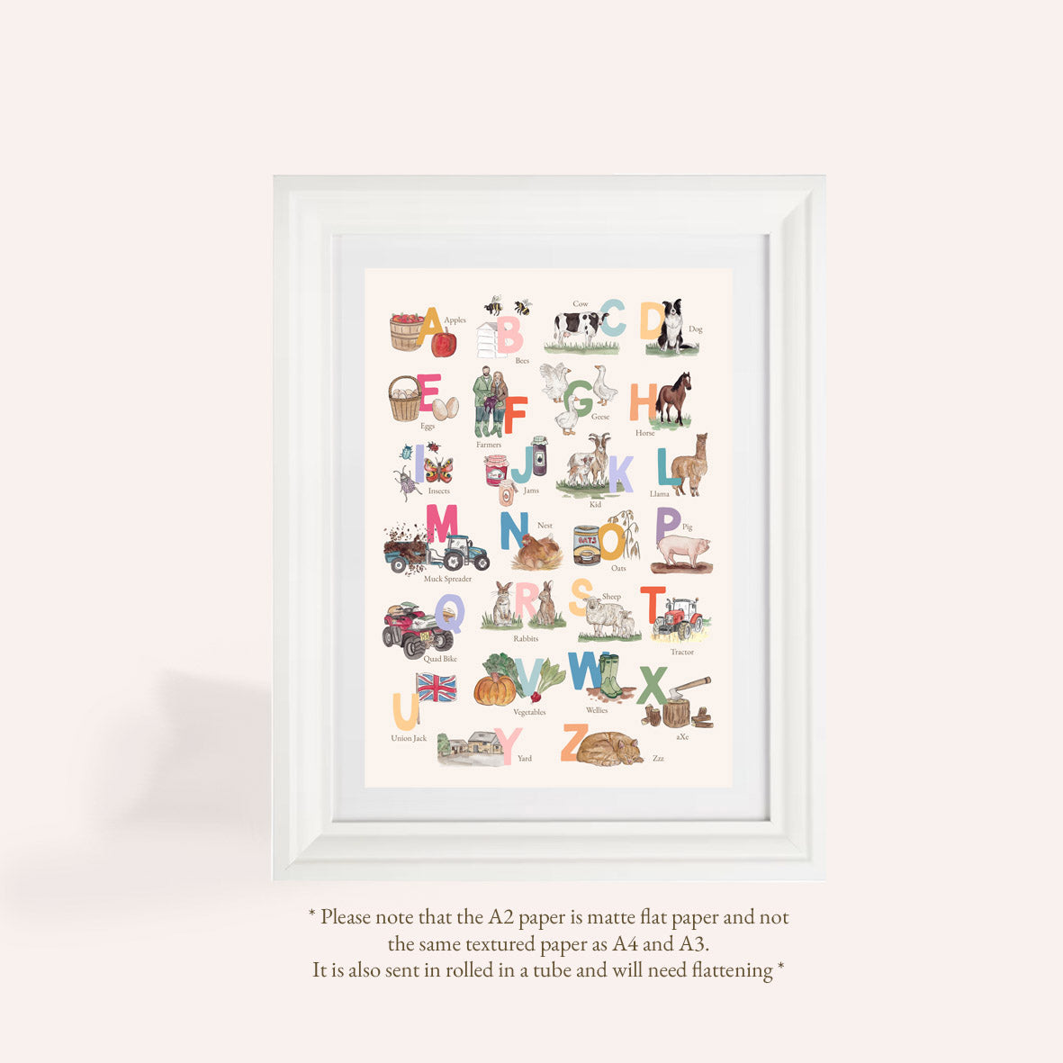 A-Z Farming Alphabet Print