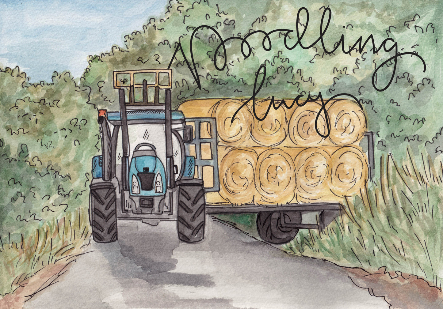 Harvest A4 Original Watercolour