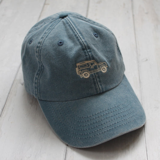 Washed Blue Defender Cap