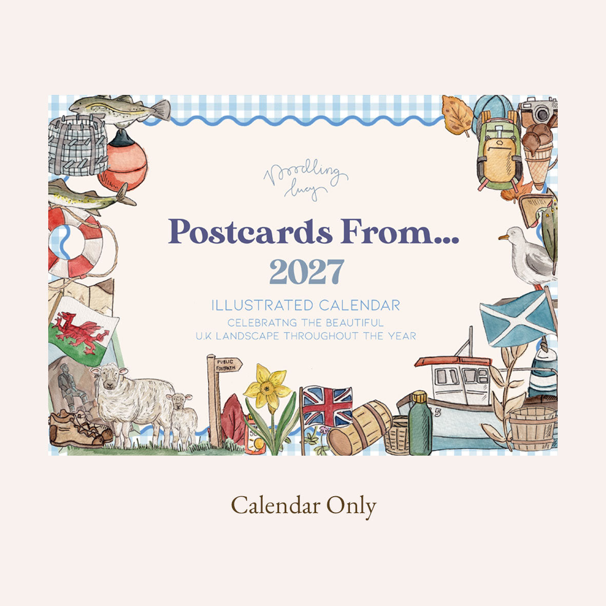 Postcards From...2027 Illustrated Calendar