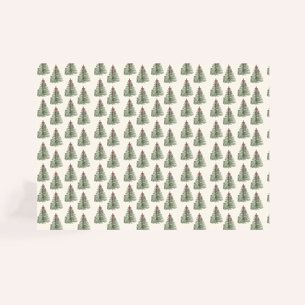 Christmas Tree Luxury Christmas Wrapping Paper (Sheet)