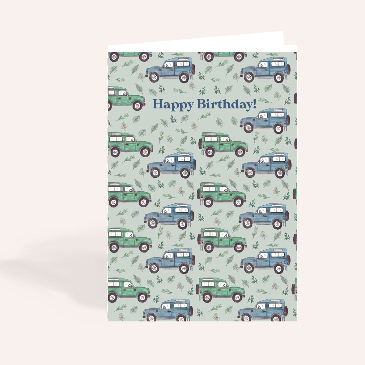 Defender Pattern Birthday Card