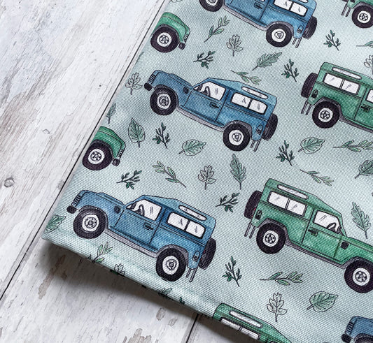 Defender Pattern Tea Towel