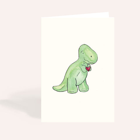 Limited Edition Charity Dino Love Card