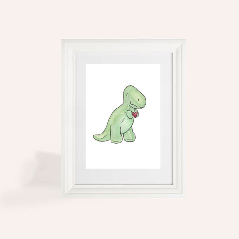 PREORDER Love Dino A5 Print