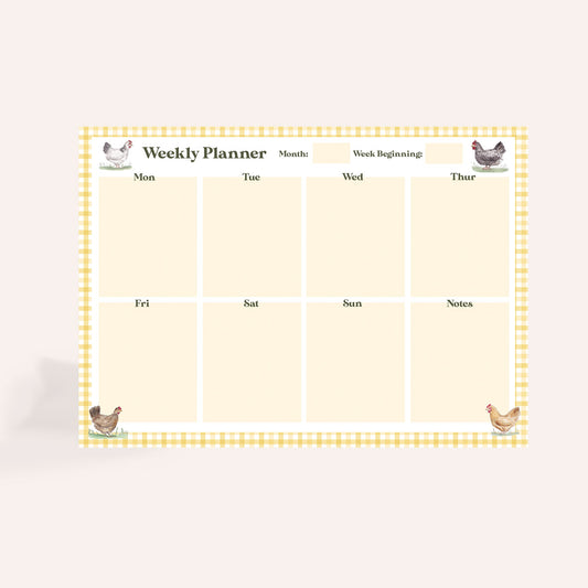Spring Chicken Weekly Planner