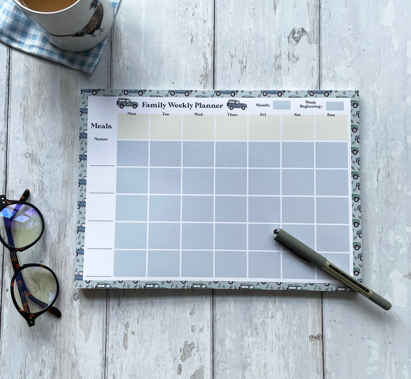 Defender Family A4 Planner