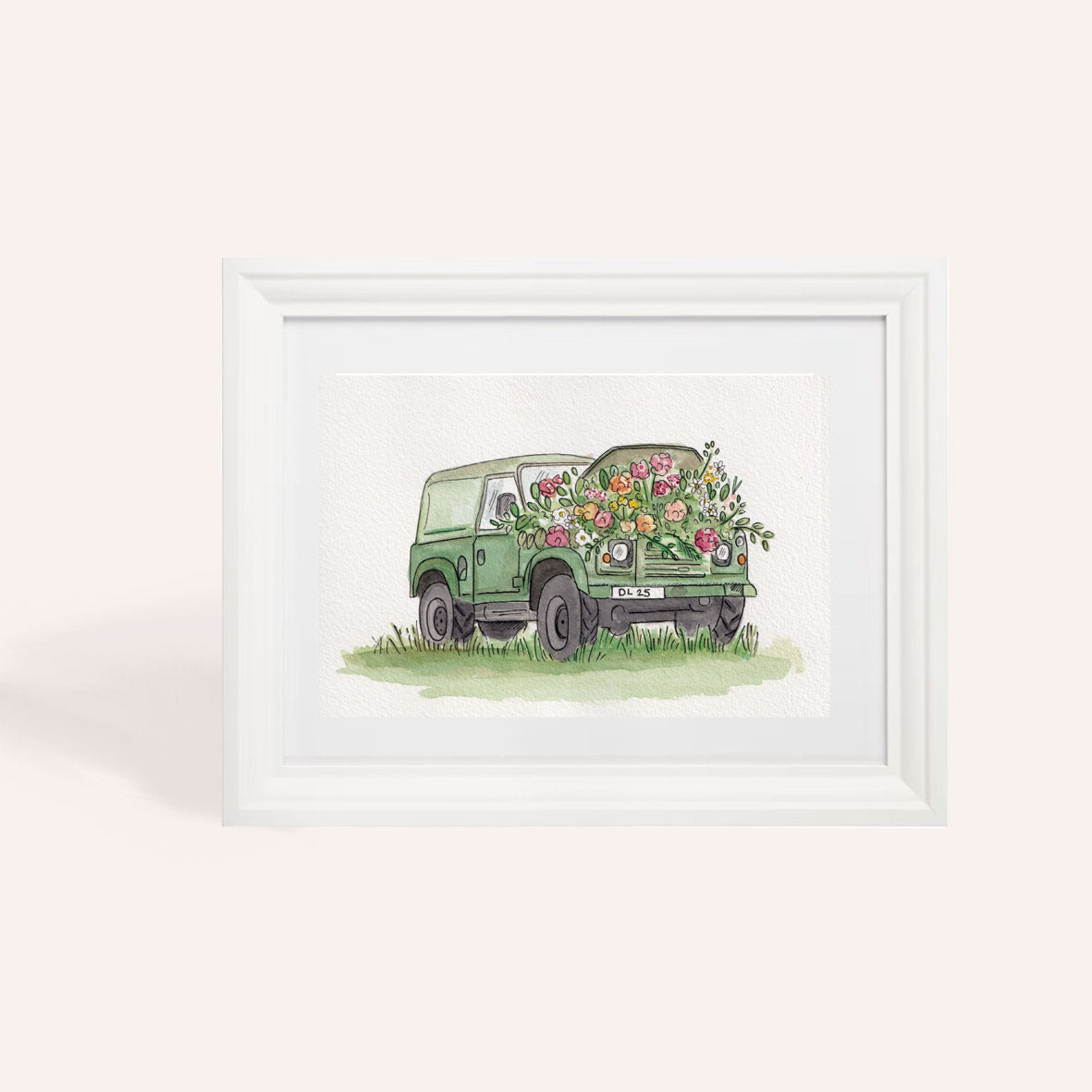 Floral Defender A5 Original Illustration