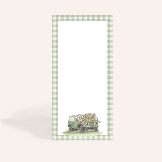 Floral Defender List Pad