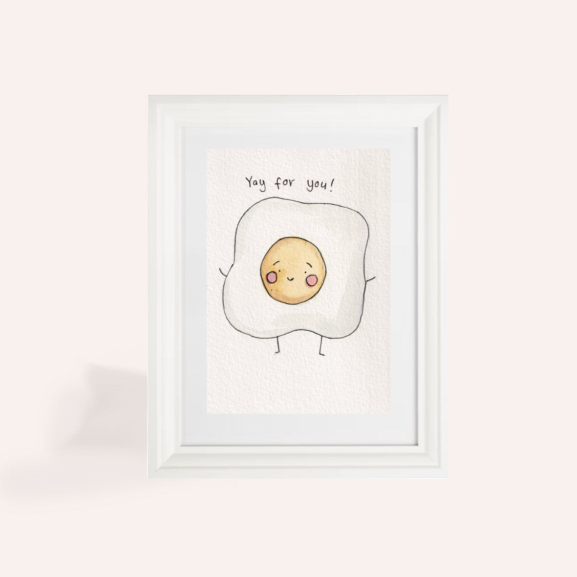 Happy Egg A6 Original Illustration
