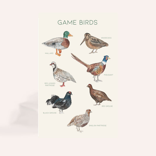 Game Bird Tea Towel