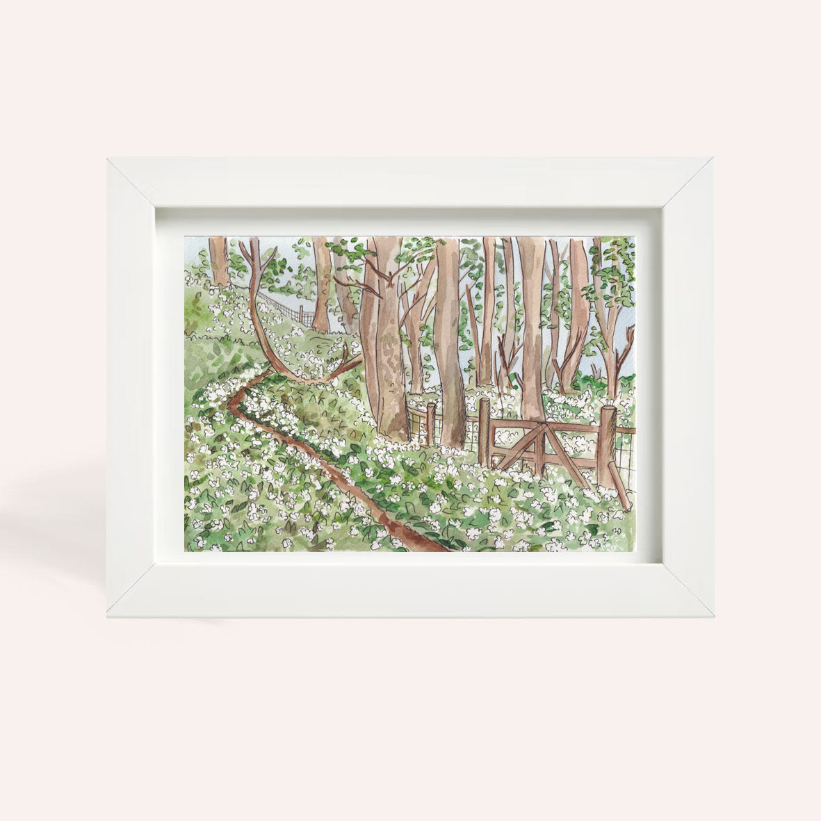 Garlic Woods A4 Original Illustration