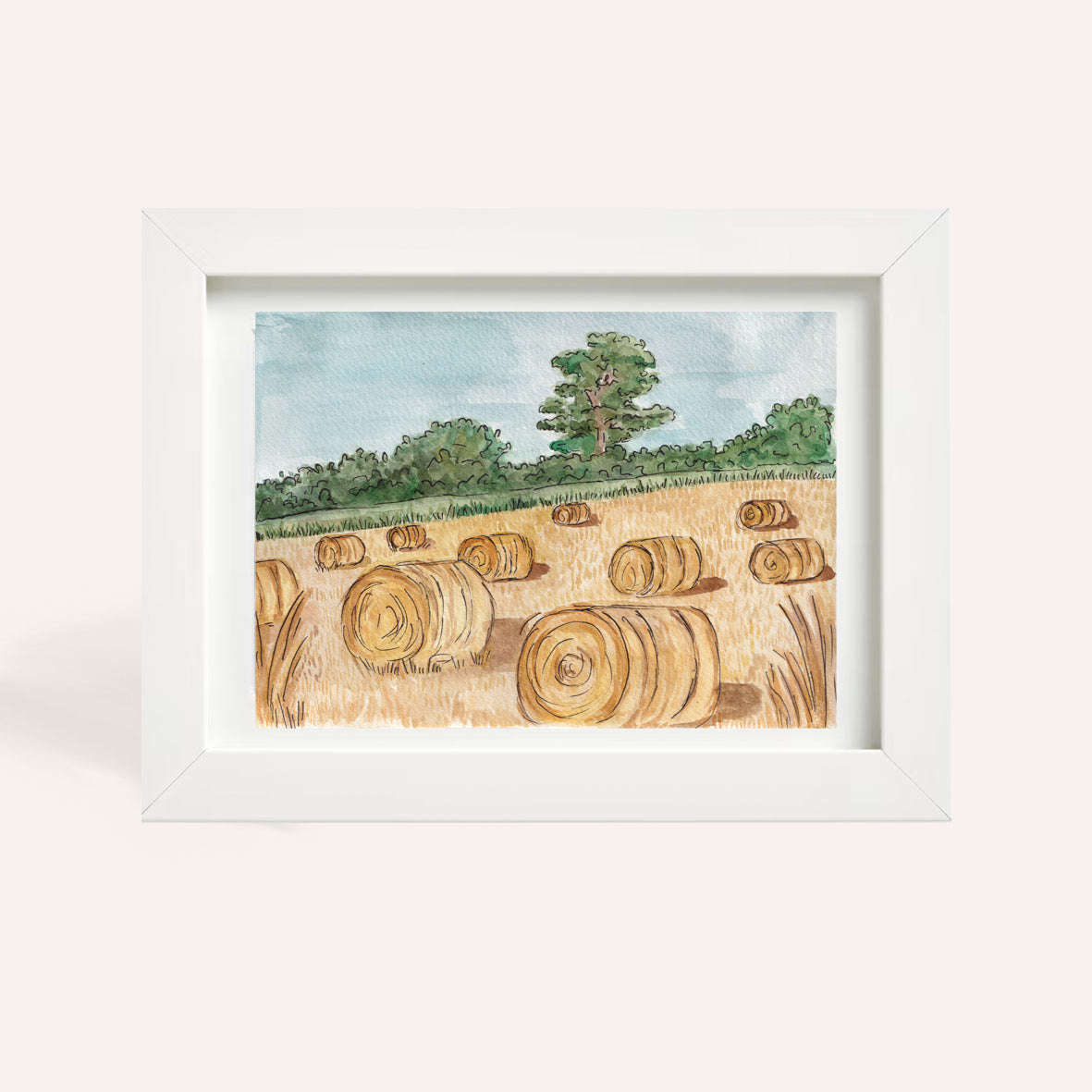 Golden Field A5 Original Watercolour
