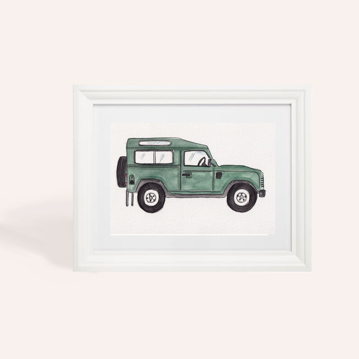 Green Landrover Defender 90 A5 Original