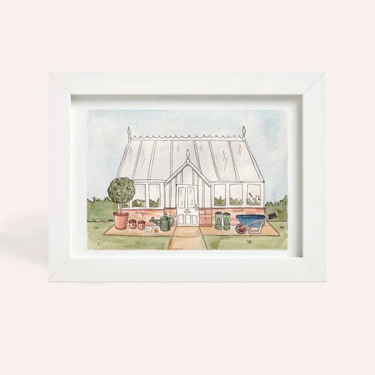 Greenhouse A5 Original Illustration