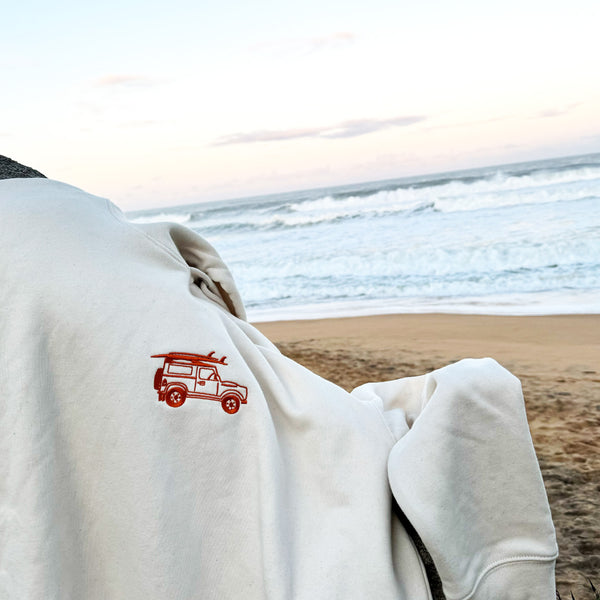 Oatmeal Defender Surf Hoodie (Unisex)
