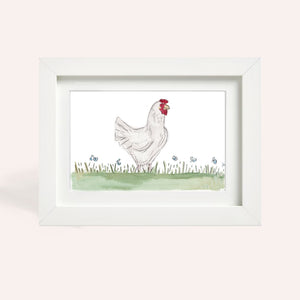 Ixworth Chicken A5 Original Watercolour