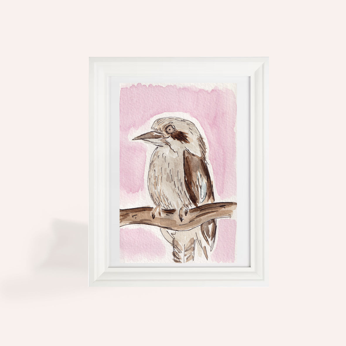 Kookaburra A6 Original Illustration