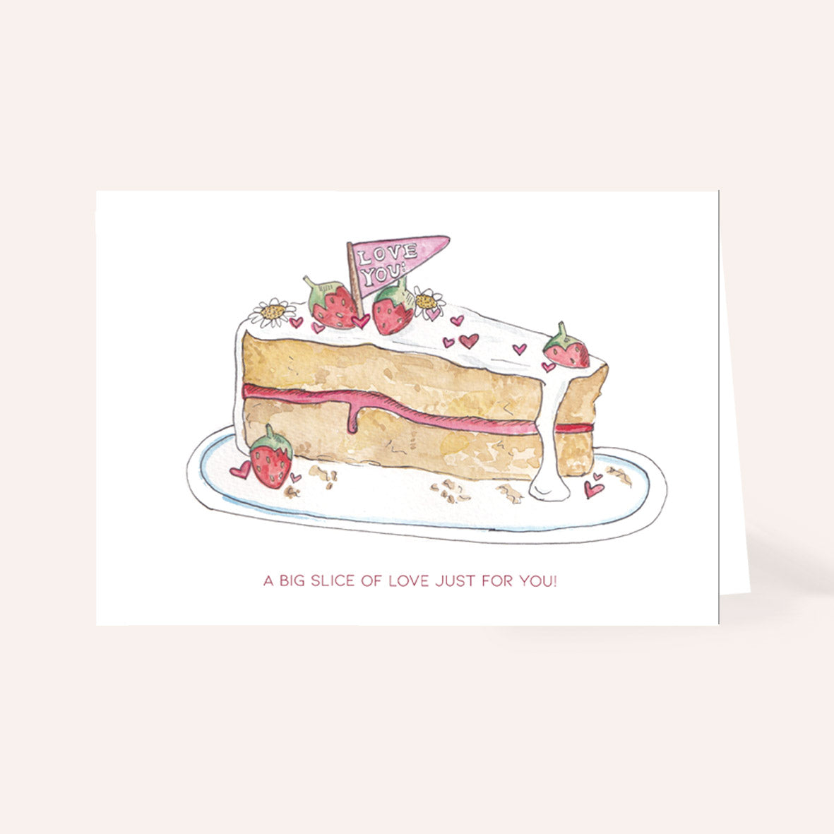 Love Cake Card