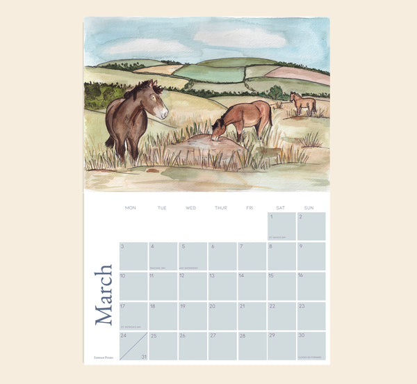 PREORDER: 2025 British Native Breed Illustrated Calendar