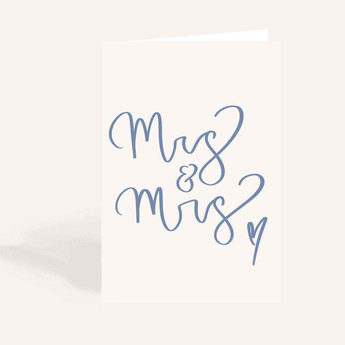 Mrs & Mrs Wedding Card