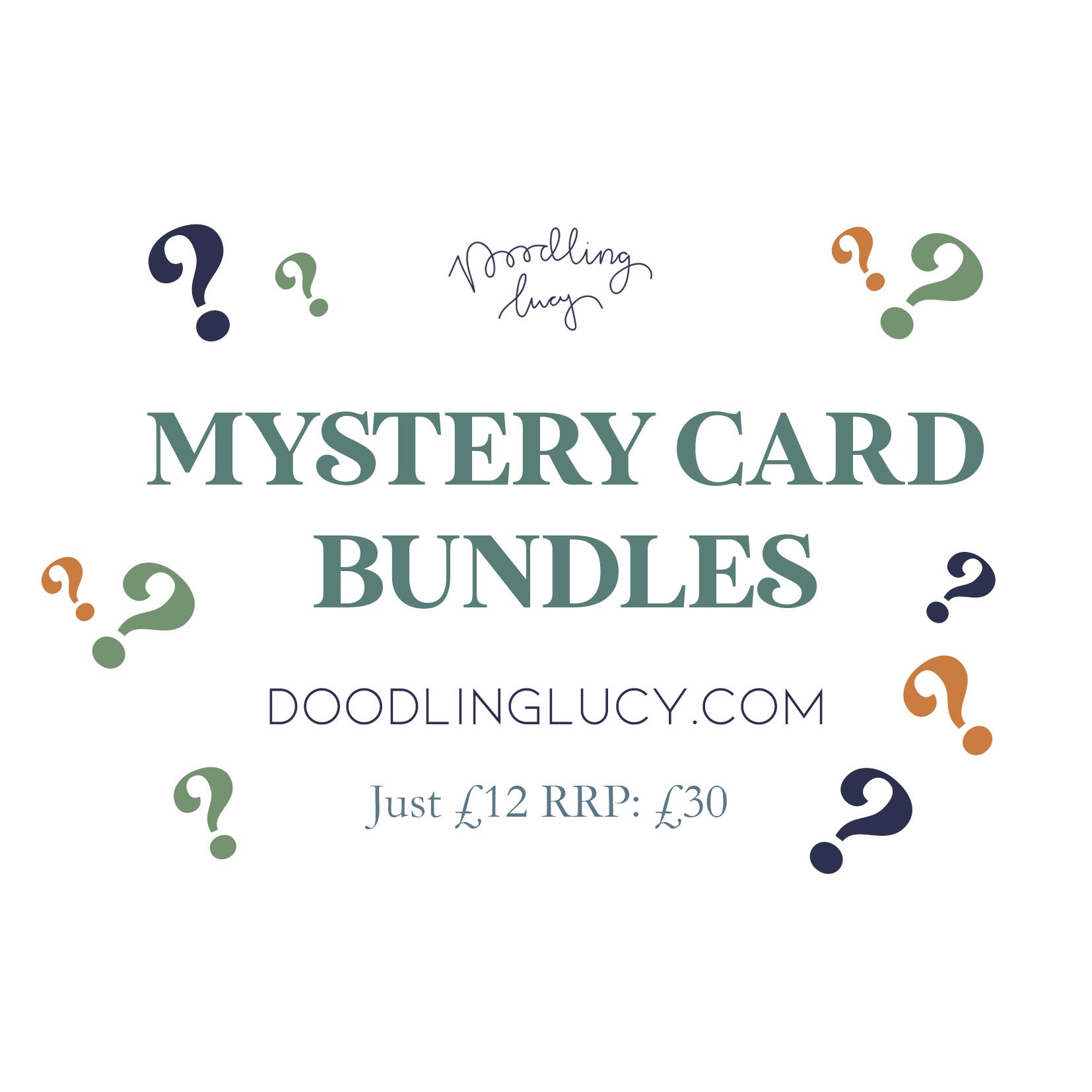 Doodling Lucy Mystery Cards Bundle