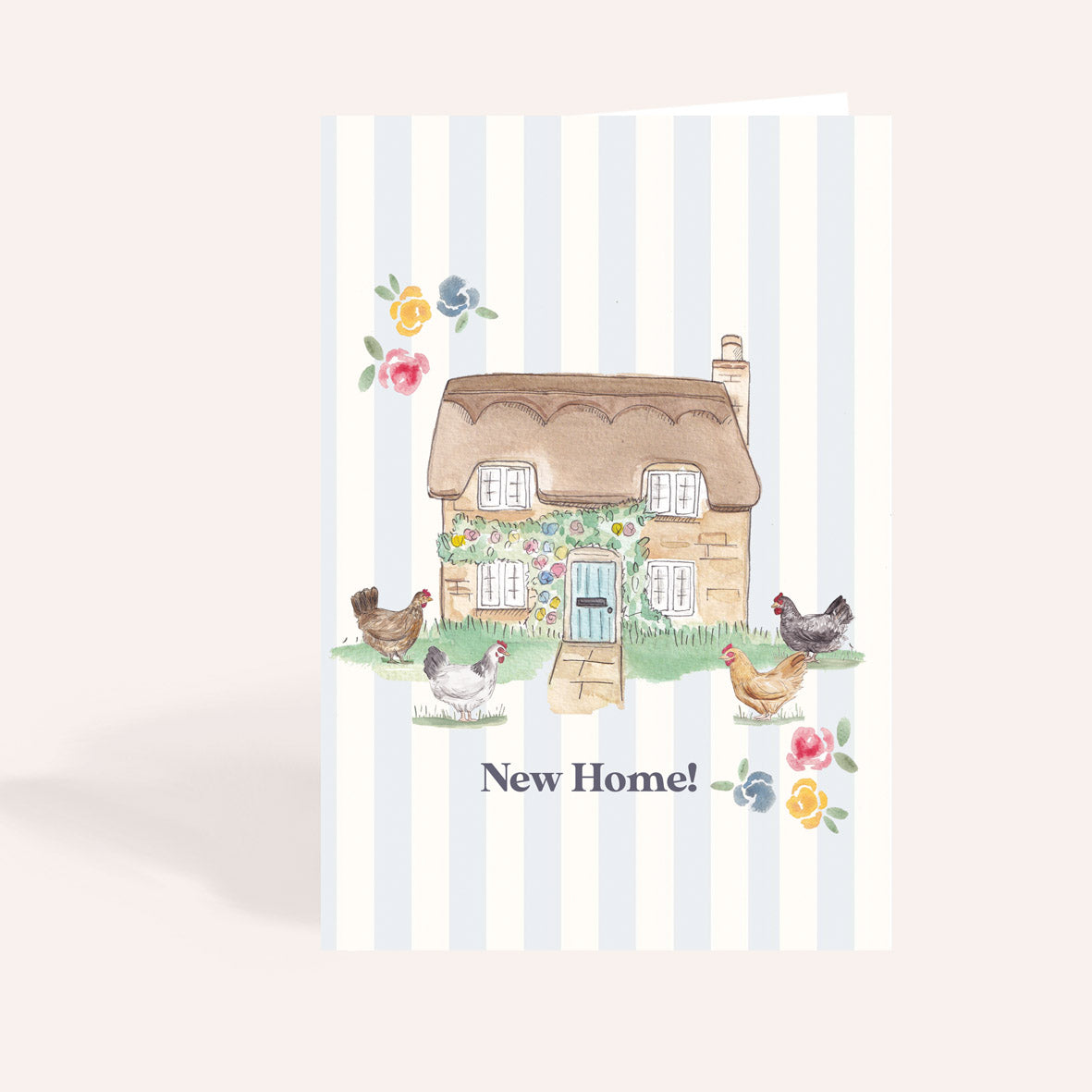 Spring Chicken New Home Card