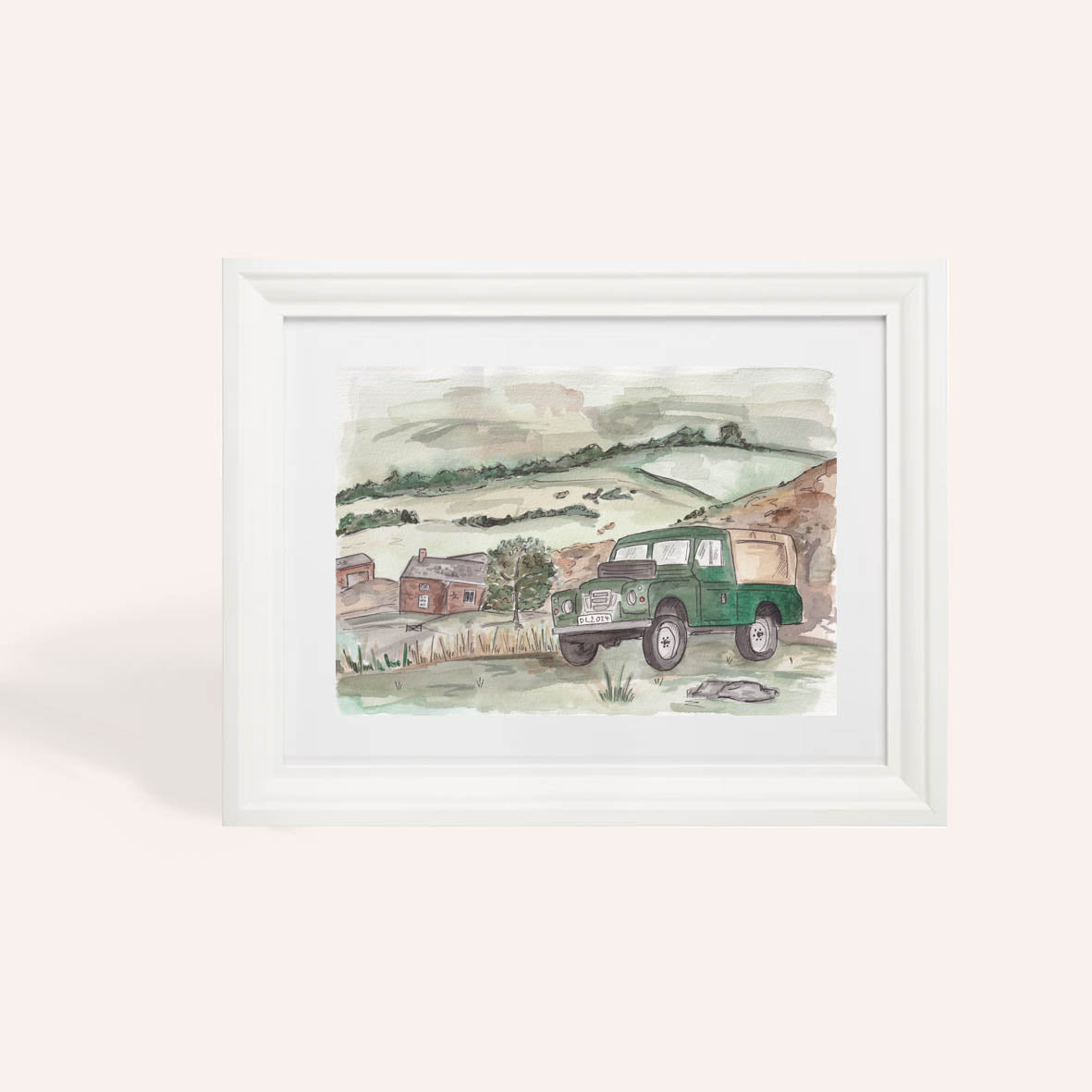 On The Moors A4 Watercolour Original