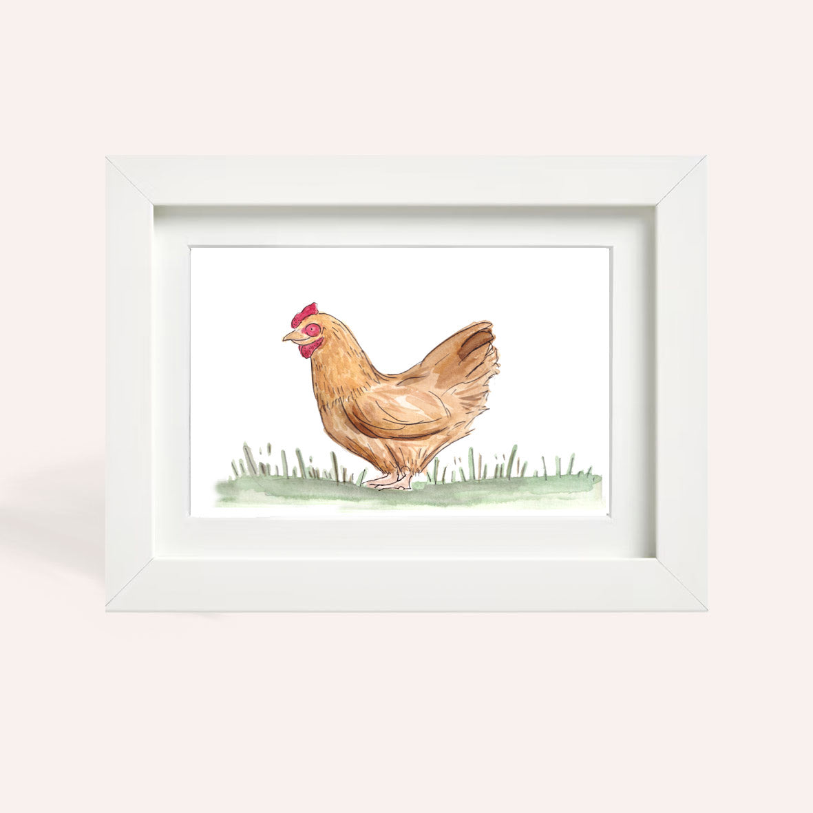 Orpington Chicken A5 Original Watercolour