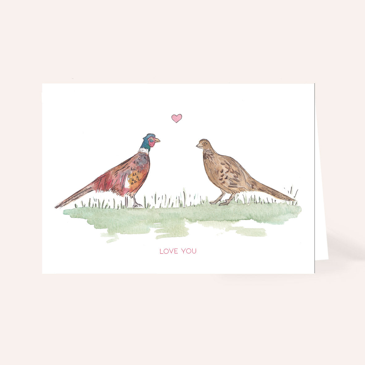 Pheasant Love You Card