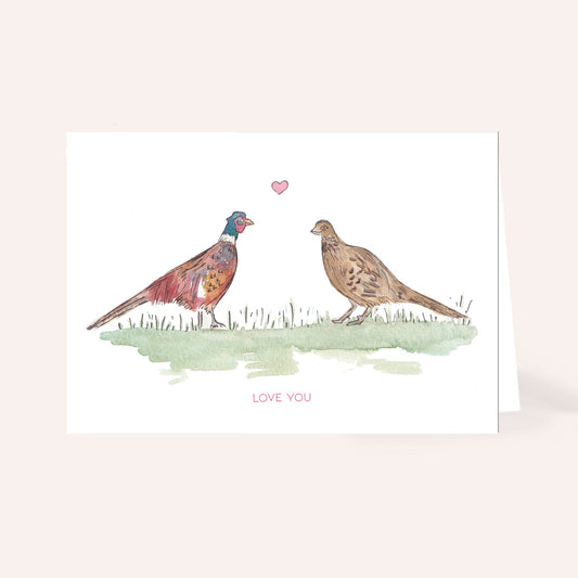 Pheasant Love You Card
