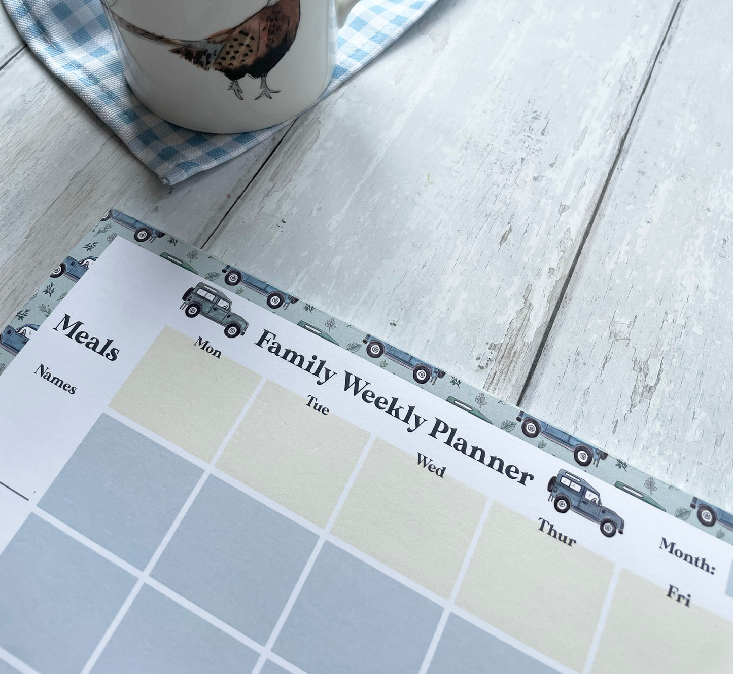Defender Family A4 Planner