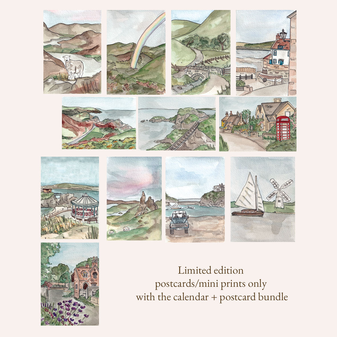 Postcards From...2027 Illustrated Calendar