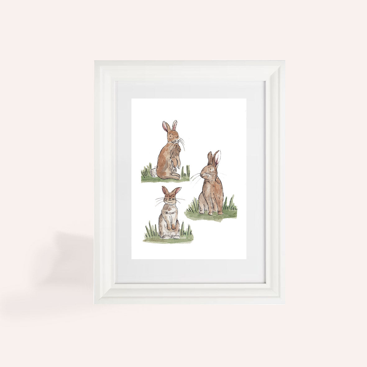 Bunnies A5 Original Watercolour